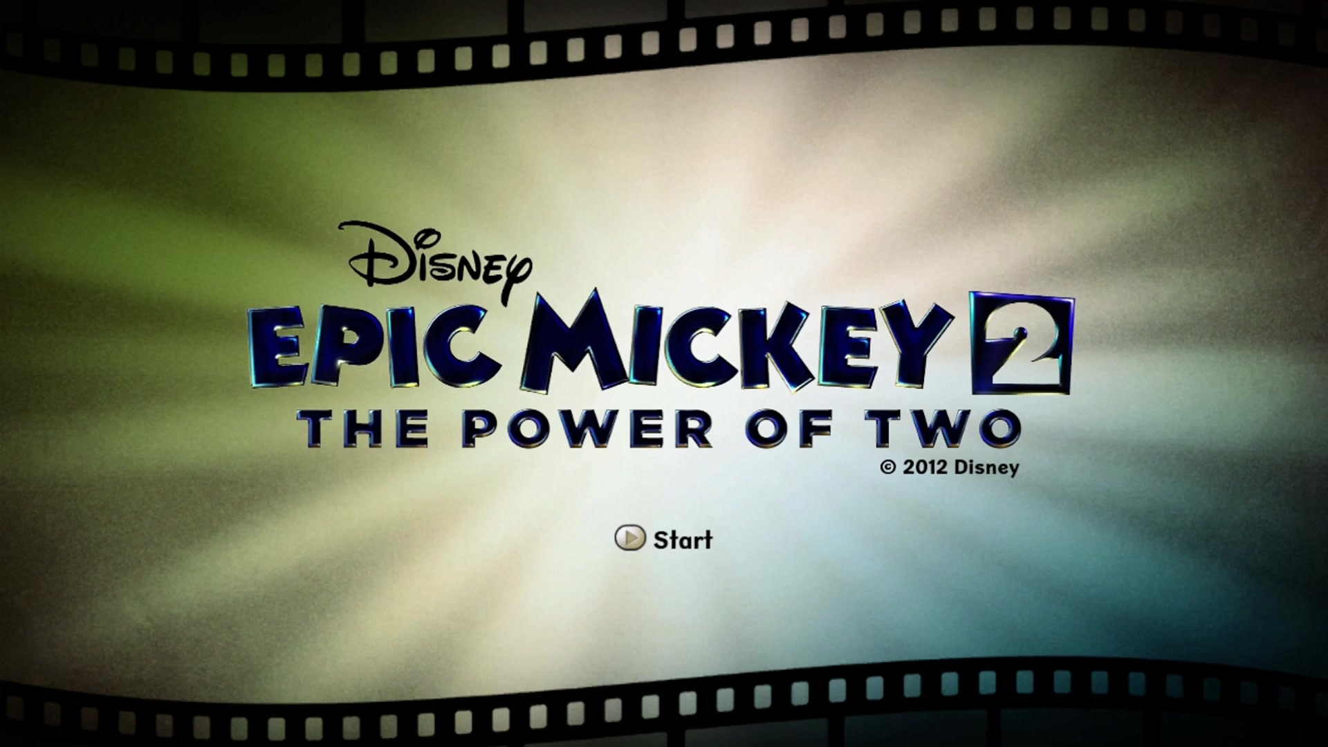 Epic Mickey 2: The Power of Two title screen for Xbox 360